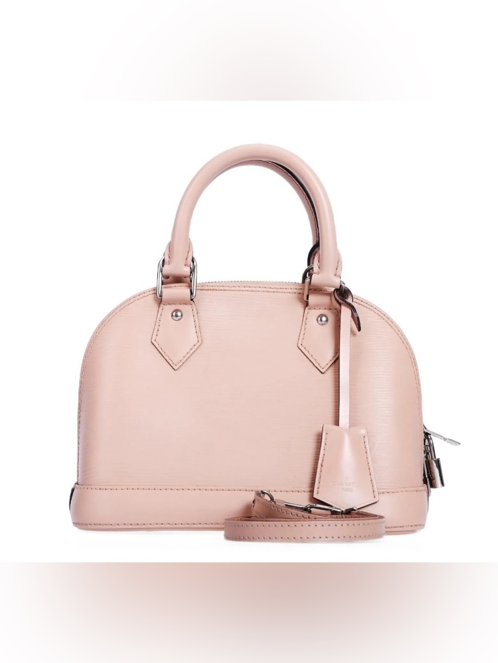 Louis Vuitton Alma BB Two-way Satchel in Pink Epi Leather with COA